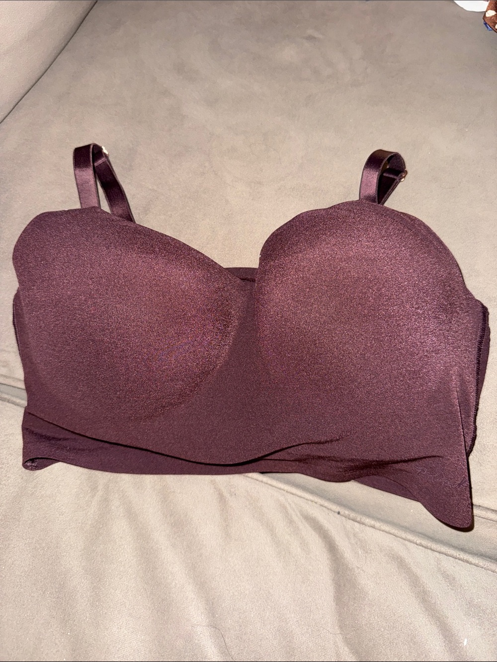 Seamless Padded Bralette in Chocolate
